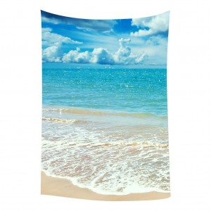 GCKG Ocean Waves California Paradise Bedroom Living Room Art Wall Hanging Tapestry Size 40x60 inches   